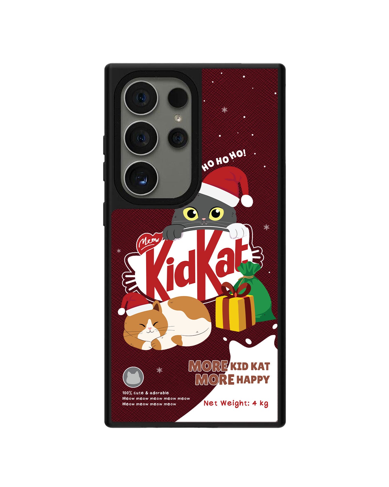 Android Leather Grip - Kidkat Christmas