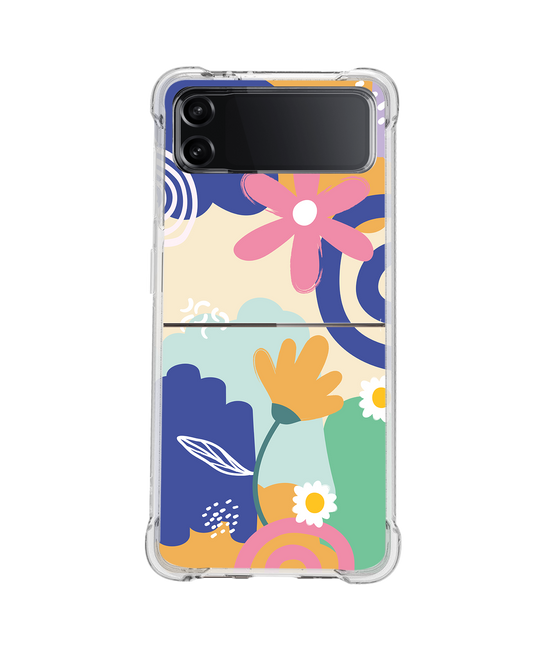 Android Flip / Fold Rearguard Hybrid - Abstract Flower 1.0