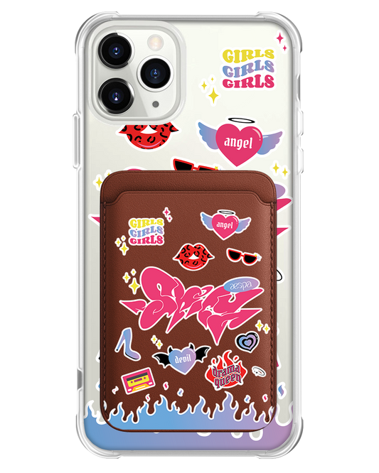 iPhone Magnetic Wallet Case - Aespa Spicy