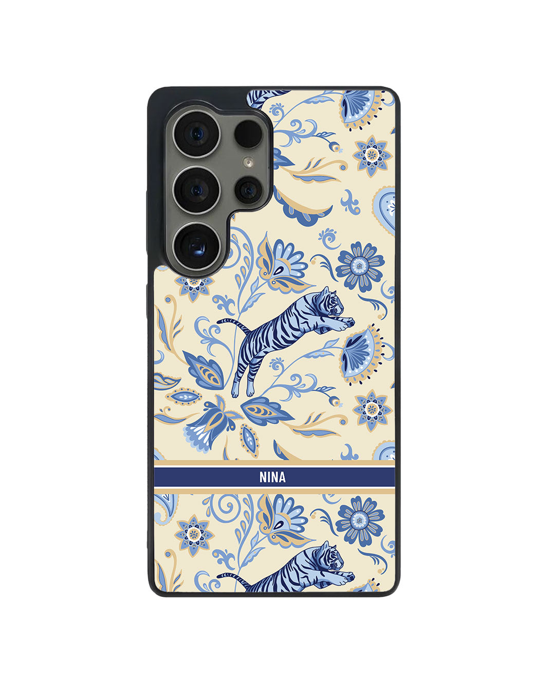 Android Avant-Gloss Grip Case - Tiger & Floral