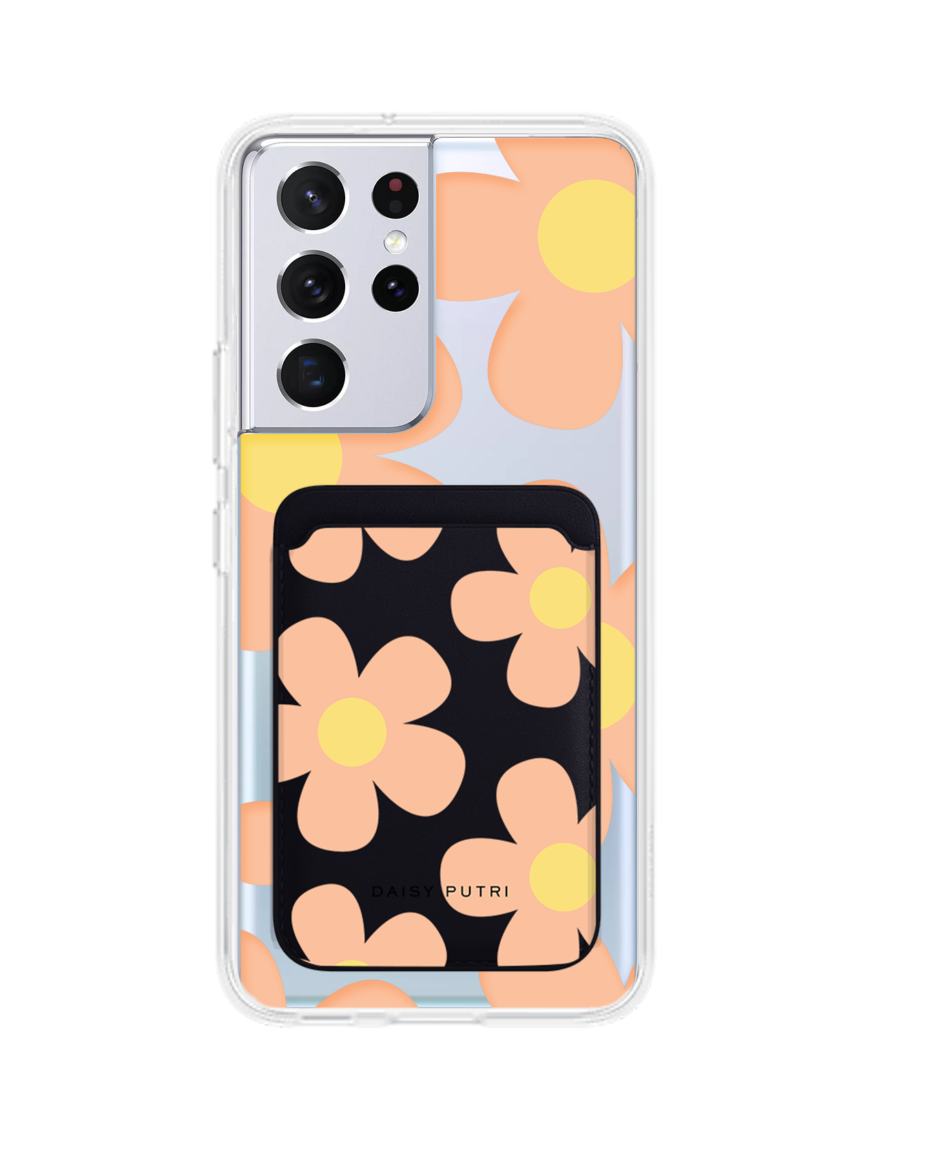 Android Magnetic Wallet Case - Daisy Love