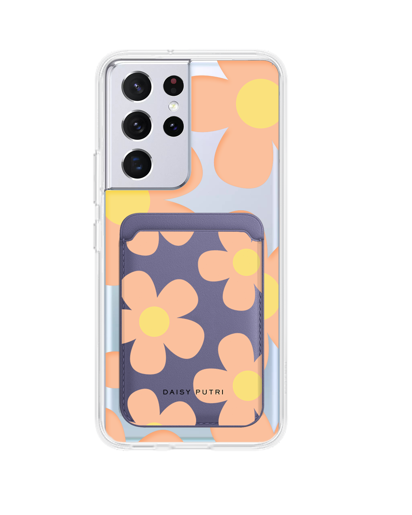 Android Magnetic Wallet Case - Daisy Love