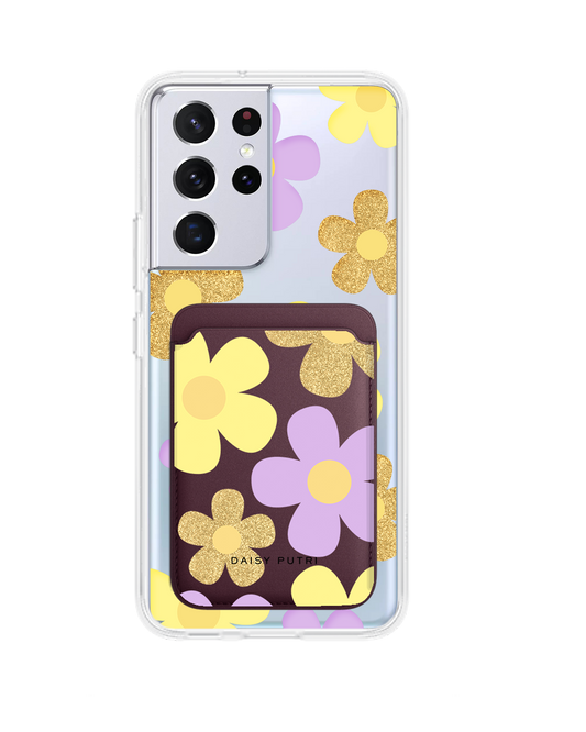 Android Magnetic Wallet Case - Daisy Twinkle