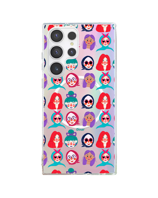 Android Rearguard Holo - Cute Sweety Faces