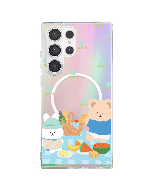 Android Rearguard Holo - Picnic Bear Blue