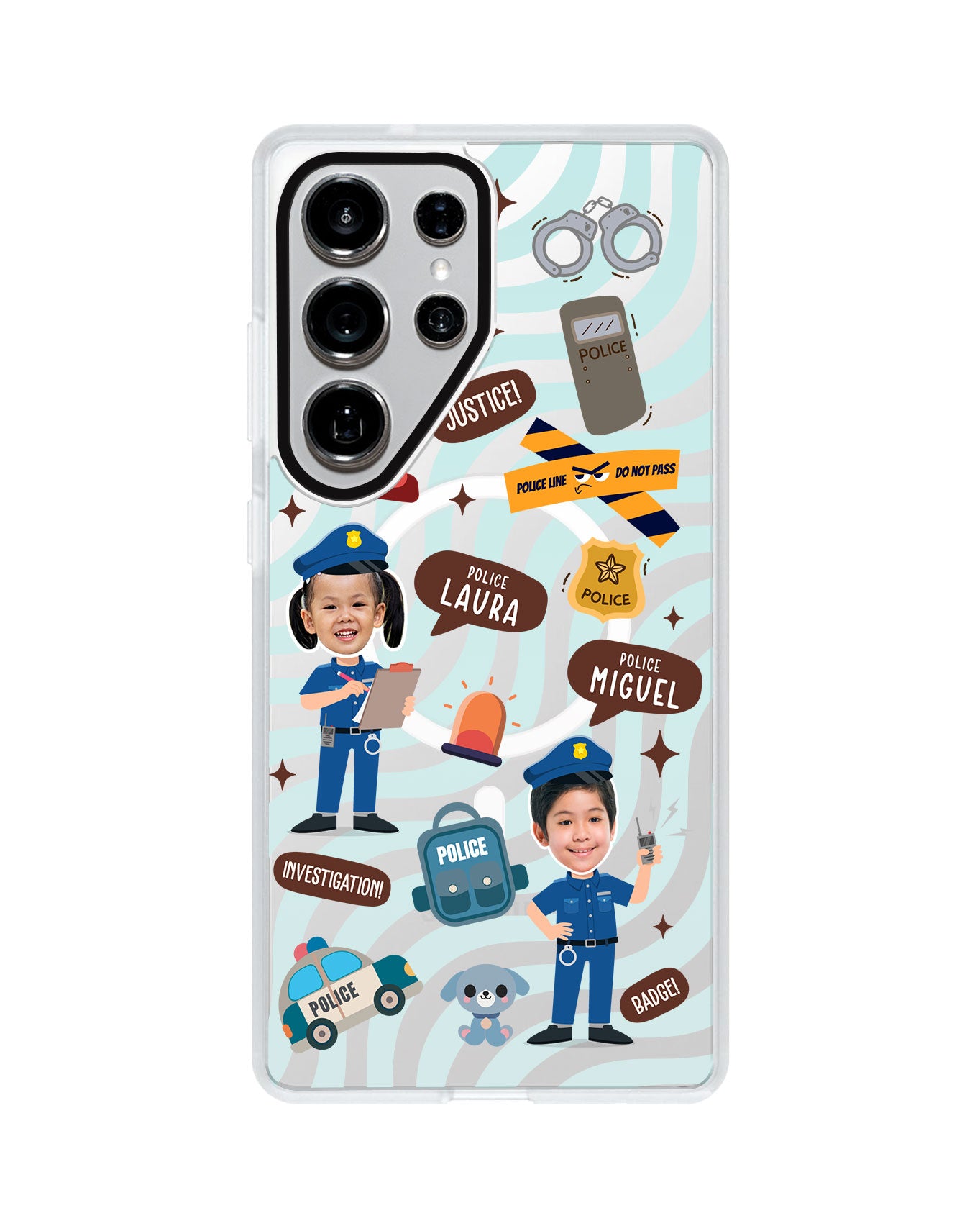 Android Rearguard MagSwap - Face Grid Dream Police