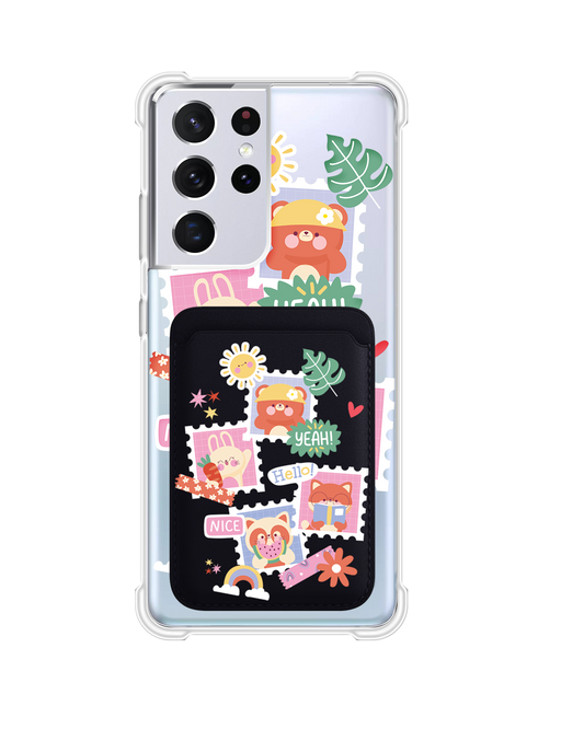 Android Magnetic Wallet Case - Animal Squad