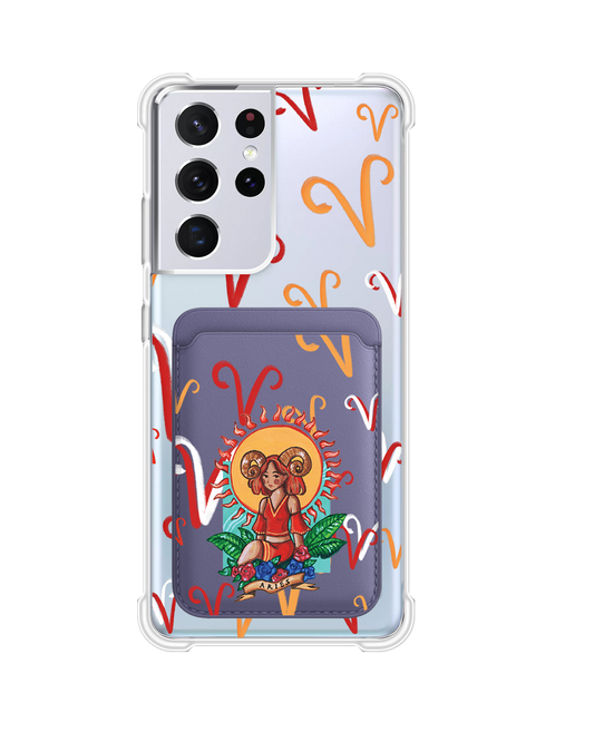 Android Magnetic Wallet Case - Aries