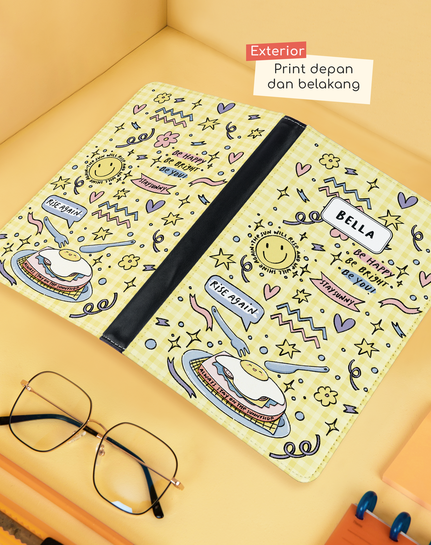 Leather Bookpaper Notebook - Bird of Paradise 1.0