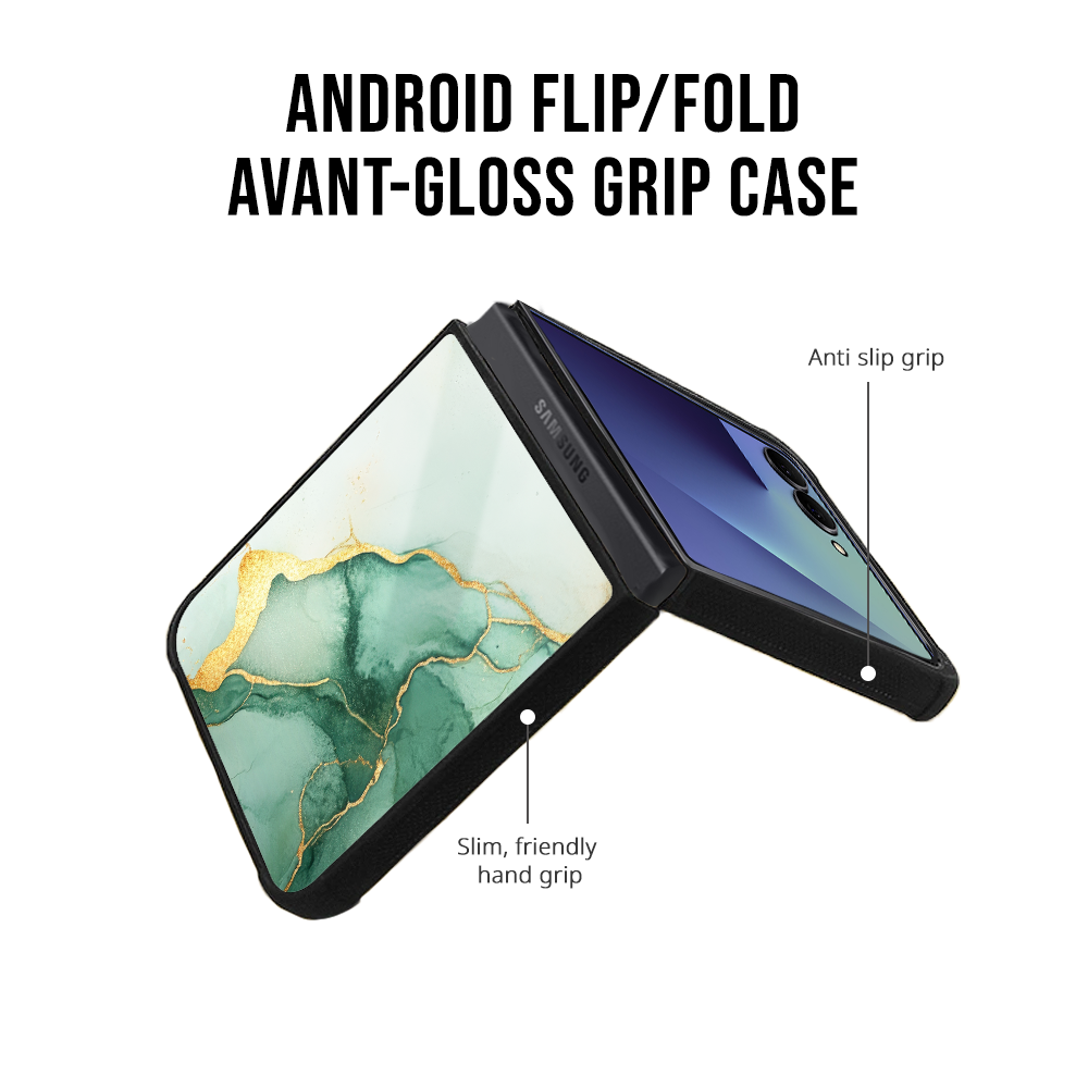 Android Flip / Fold Avant-Gloss Grip - Retro Spiral