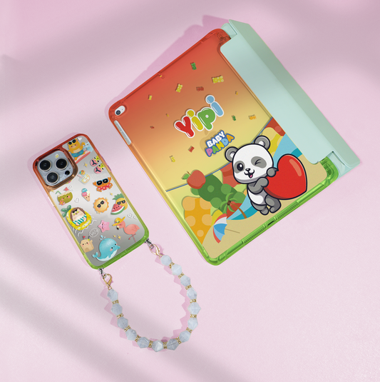 Beaded Strap - Marble Diamond Handle Strap