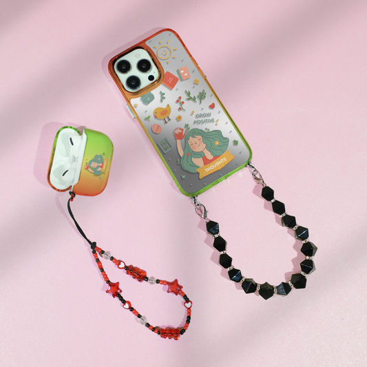 Beaded Strap - Black Diamond Handle Strap