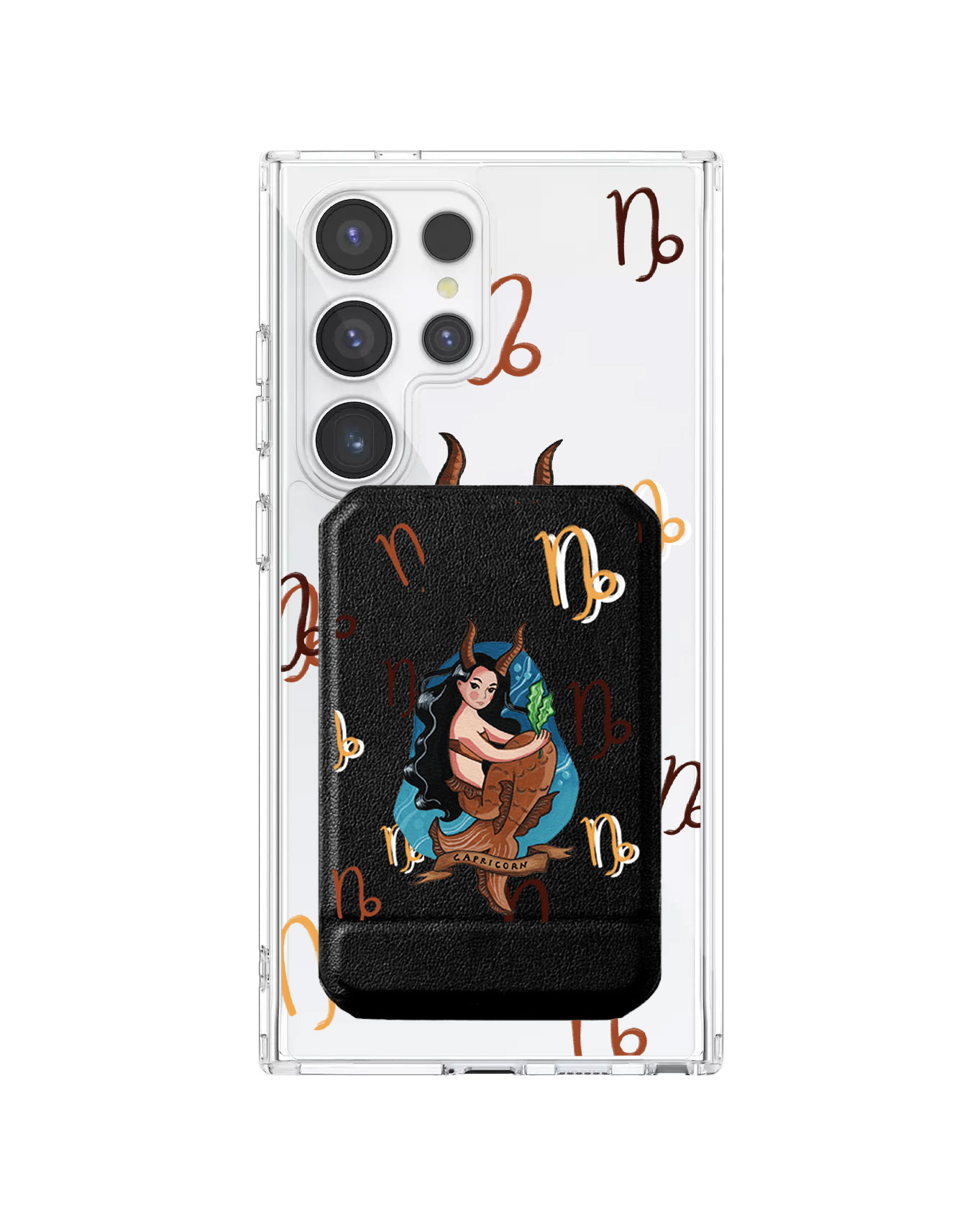 Android Magnetic Multifold Wallet - Capricorn