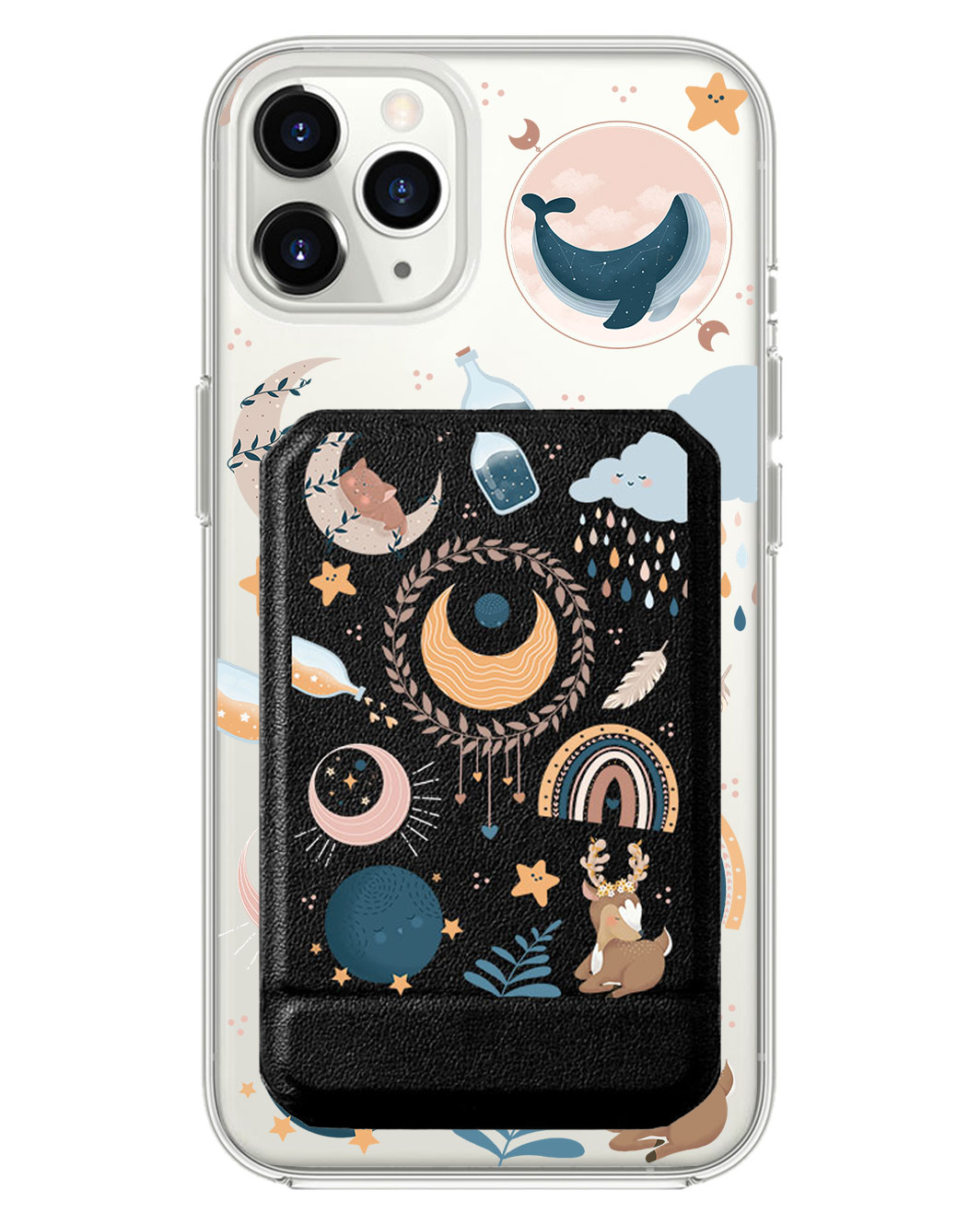 iPhone Magnetic Multifold Wallet - Boho