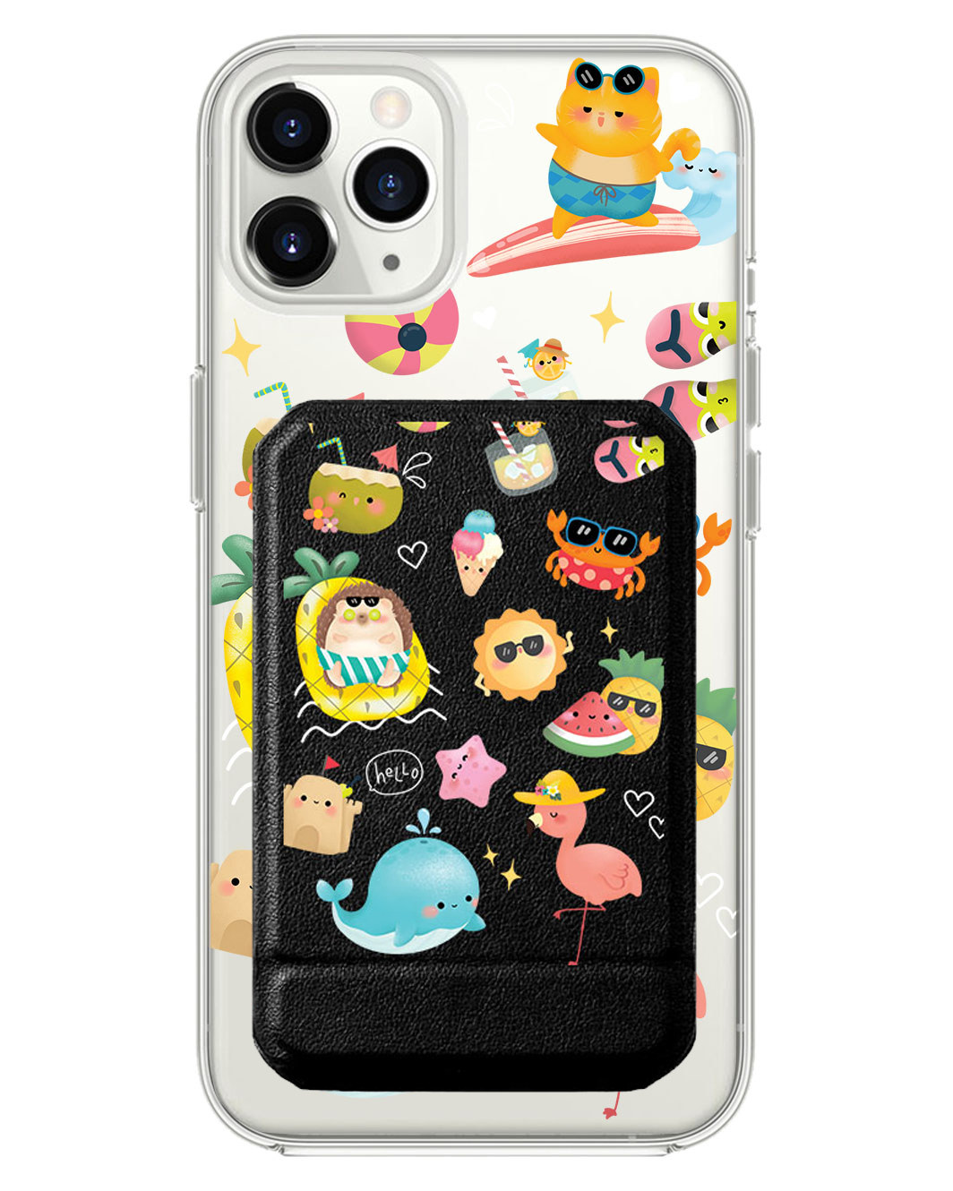 iPhone Magnetic Multifold Wallet - Summer