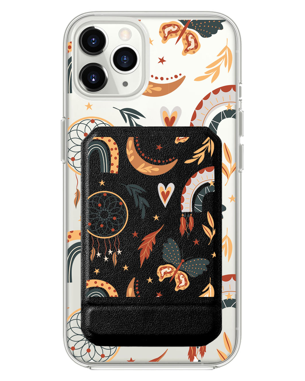 iPhone Magnetic Multifold Wallet - Boho 3.0