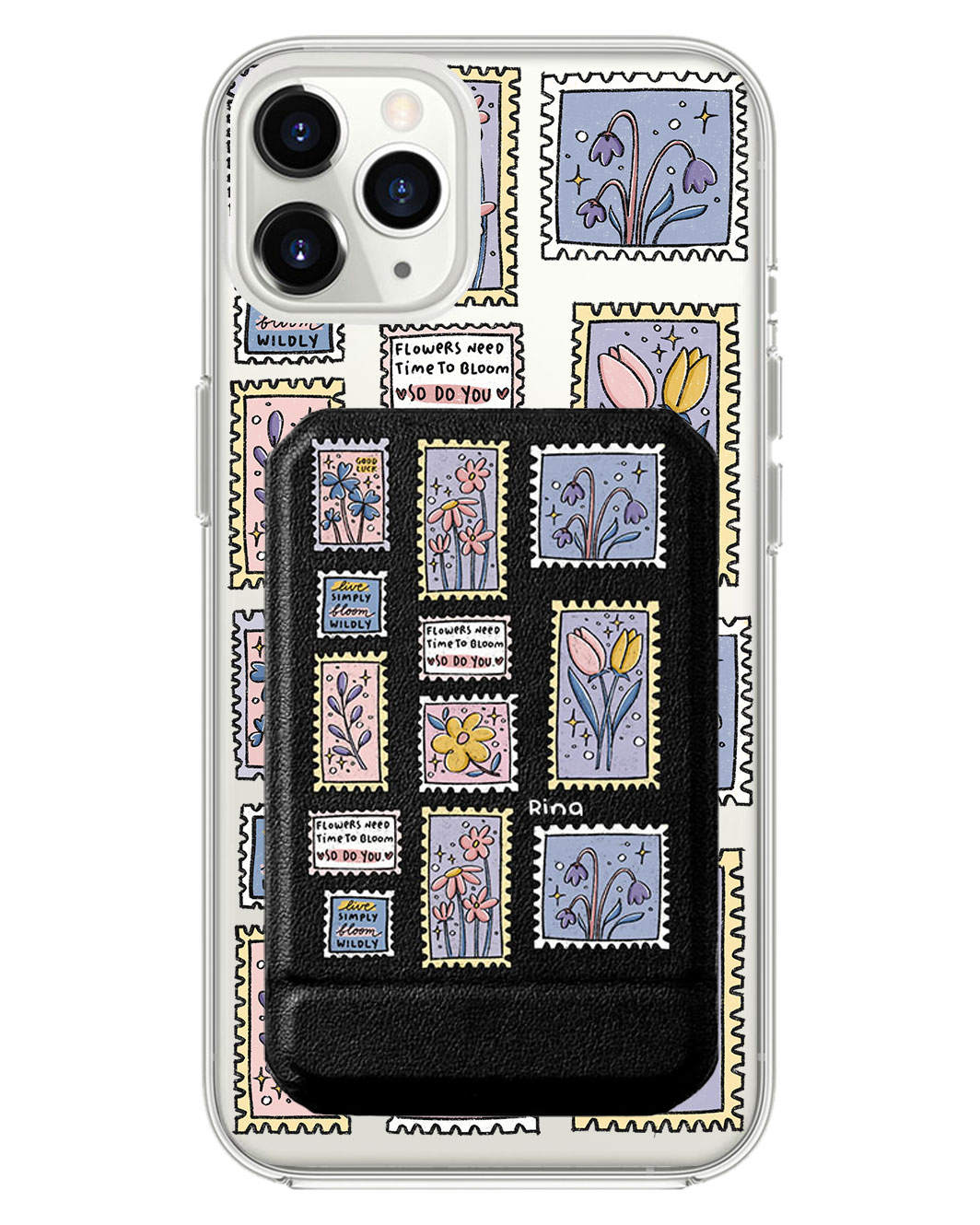 iPhone Magnetic Multifold Wallet - Time to Bloom