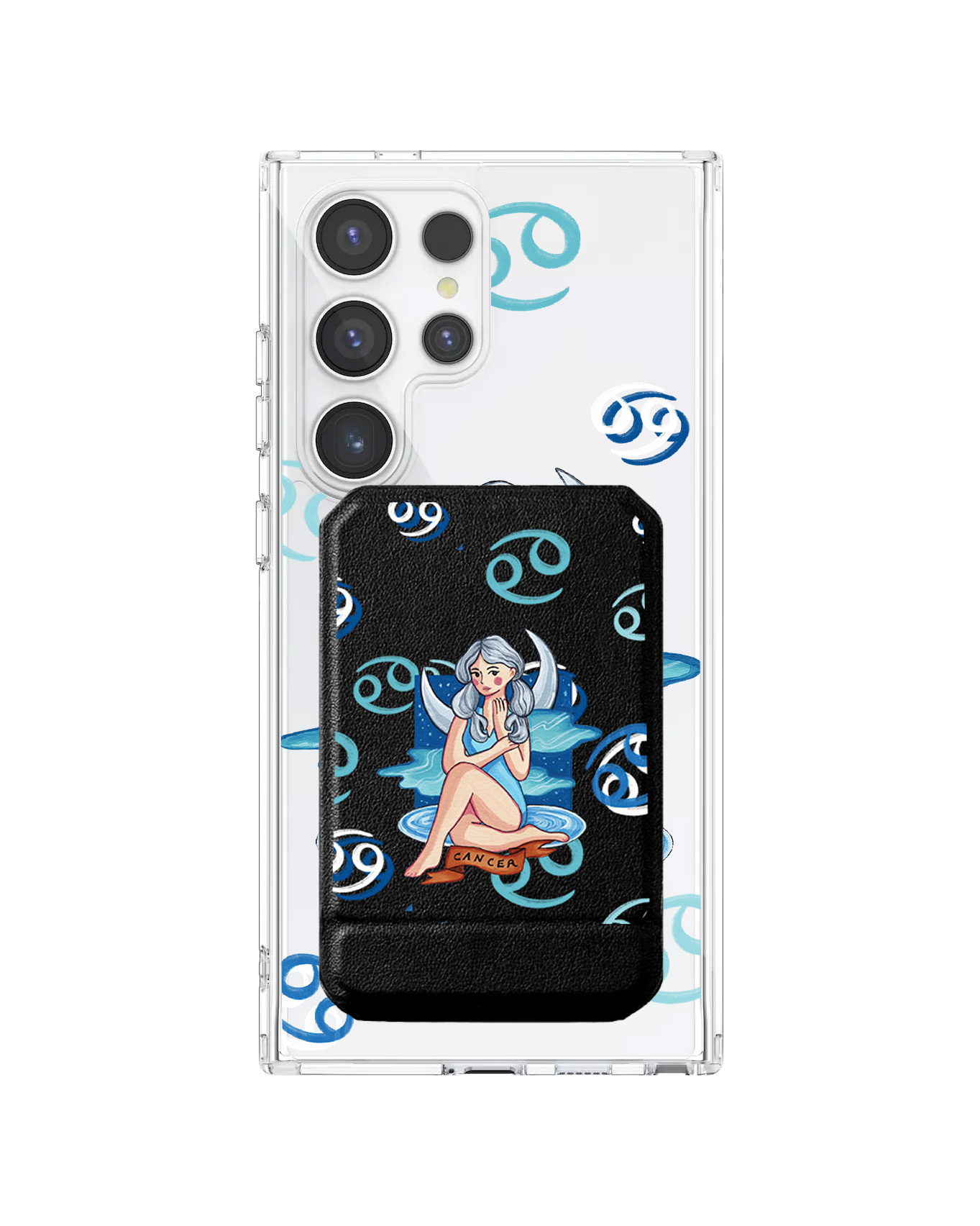 Android Magnetic Multifold Wallet - Cancer