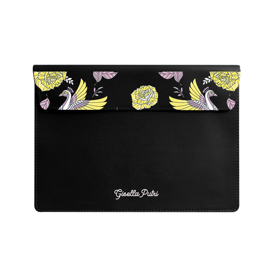 Vegan Leather Sleeve - Bird of Paradise 4.0