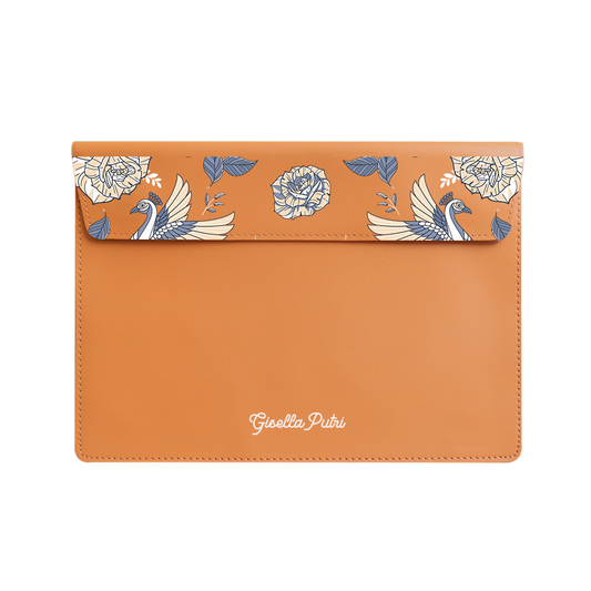 Vegan Leather Sleeve - Bird of Paradise 6.0