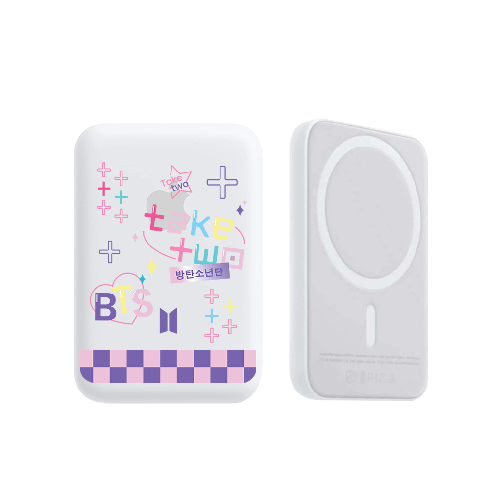 Magnetic Wireless Powerbank - BTS Take Two