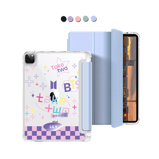 iPad Macaron Flip Cover - BTS Take Two