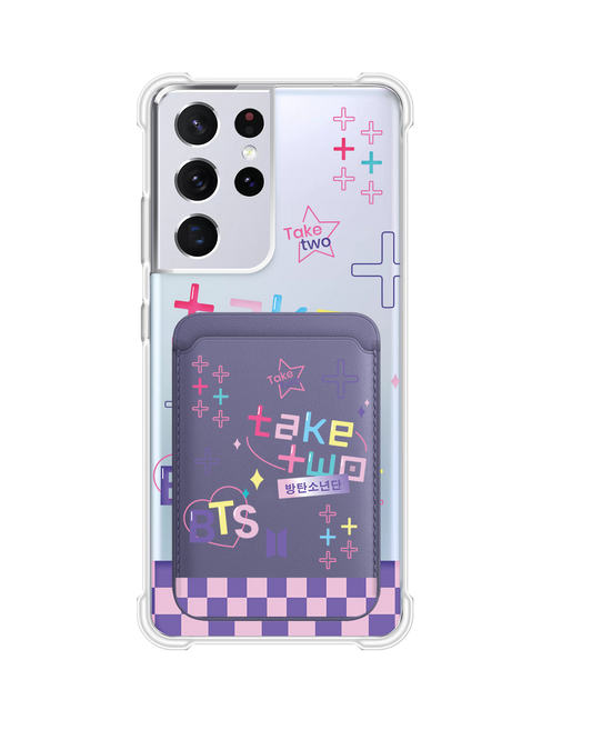 Android Magnetic Wallet Case - BTS Take Two