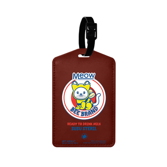 Vegan Leather Bag Tag - Bee Brand