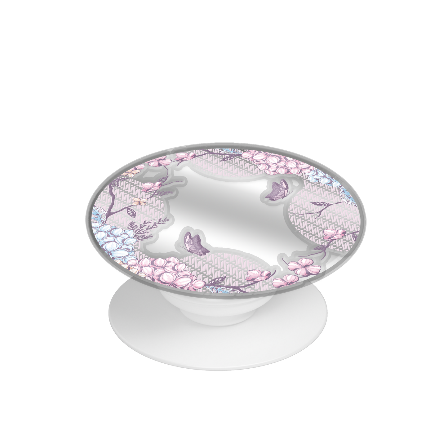 Pop Up Grip Mirror - Batik Floral