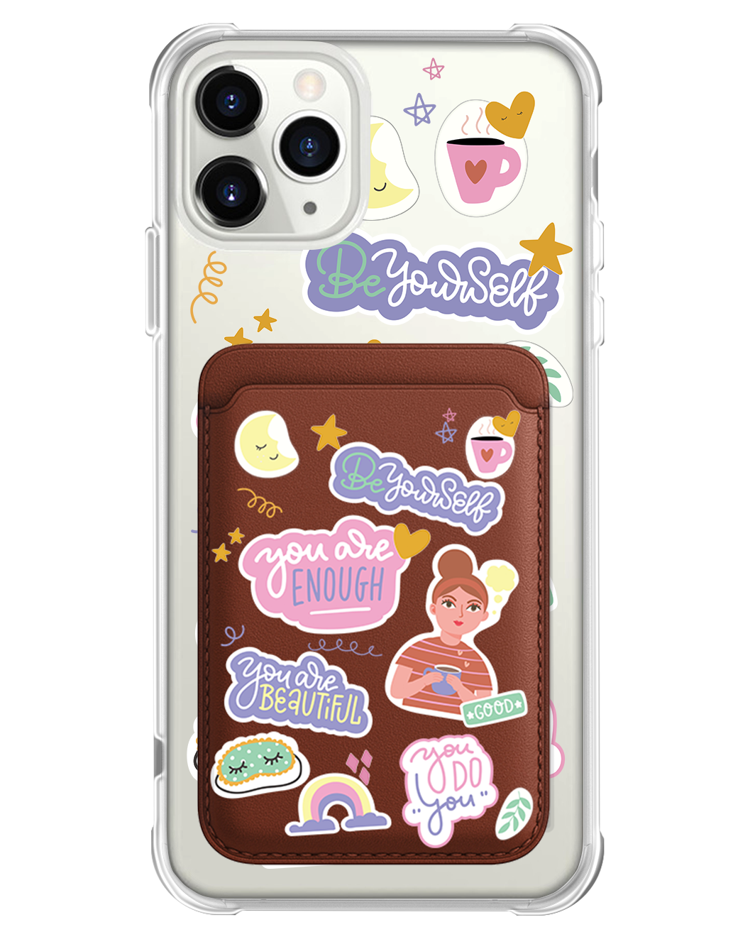 iPhone Magnetic Wallet Case - Be Yourself