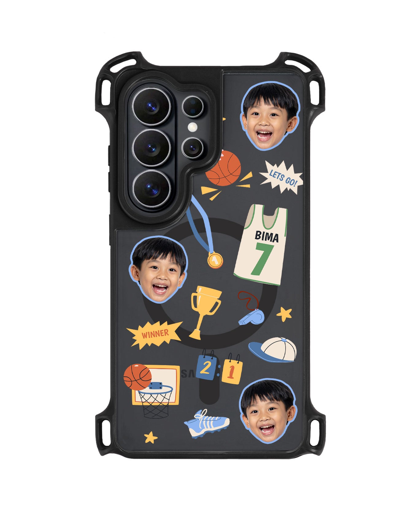 Android Rearguard UltimateZ - Face Grid Basketball