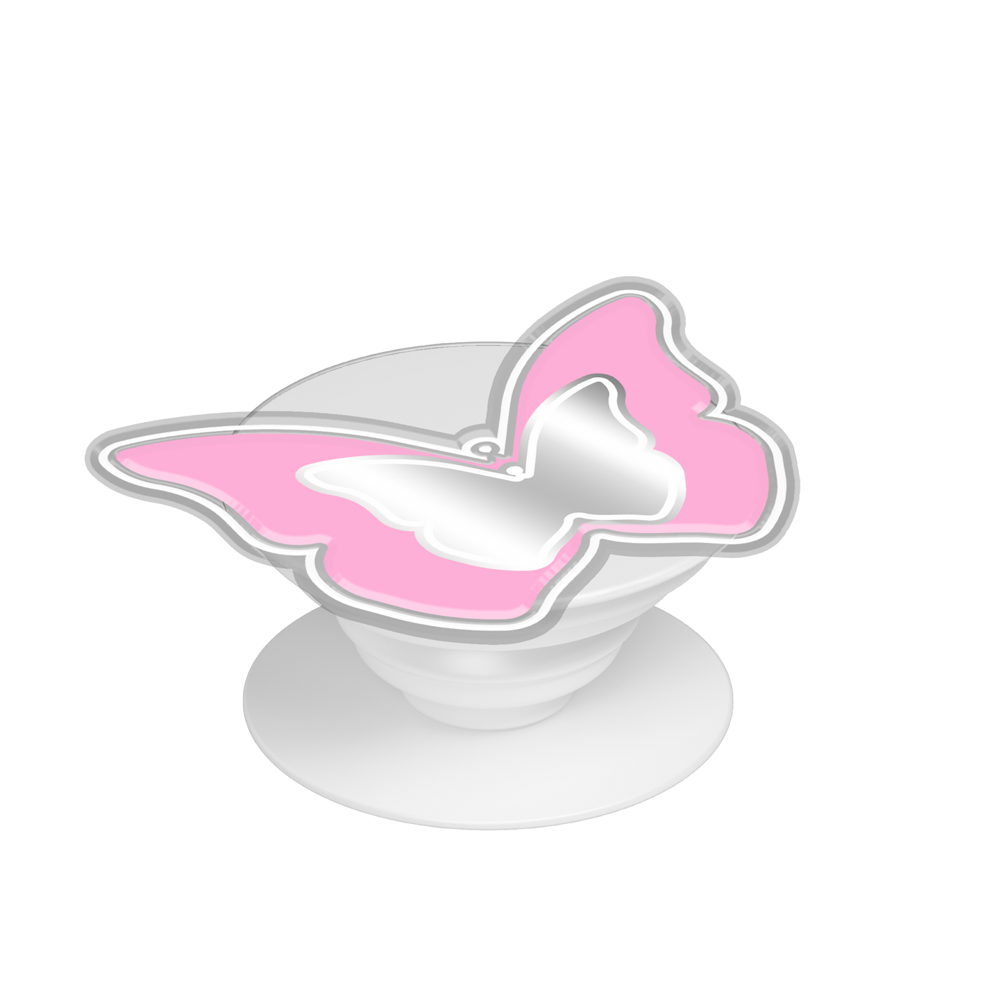 Pop Up Grip Mirror - Butterfly Mirror 1
