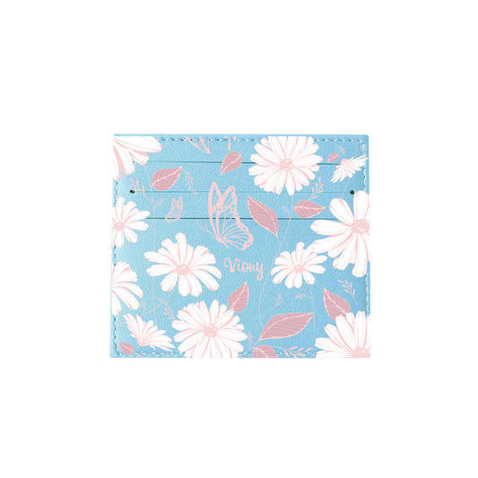6 Slots Card Holder - Butterfly & Daisy