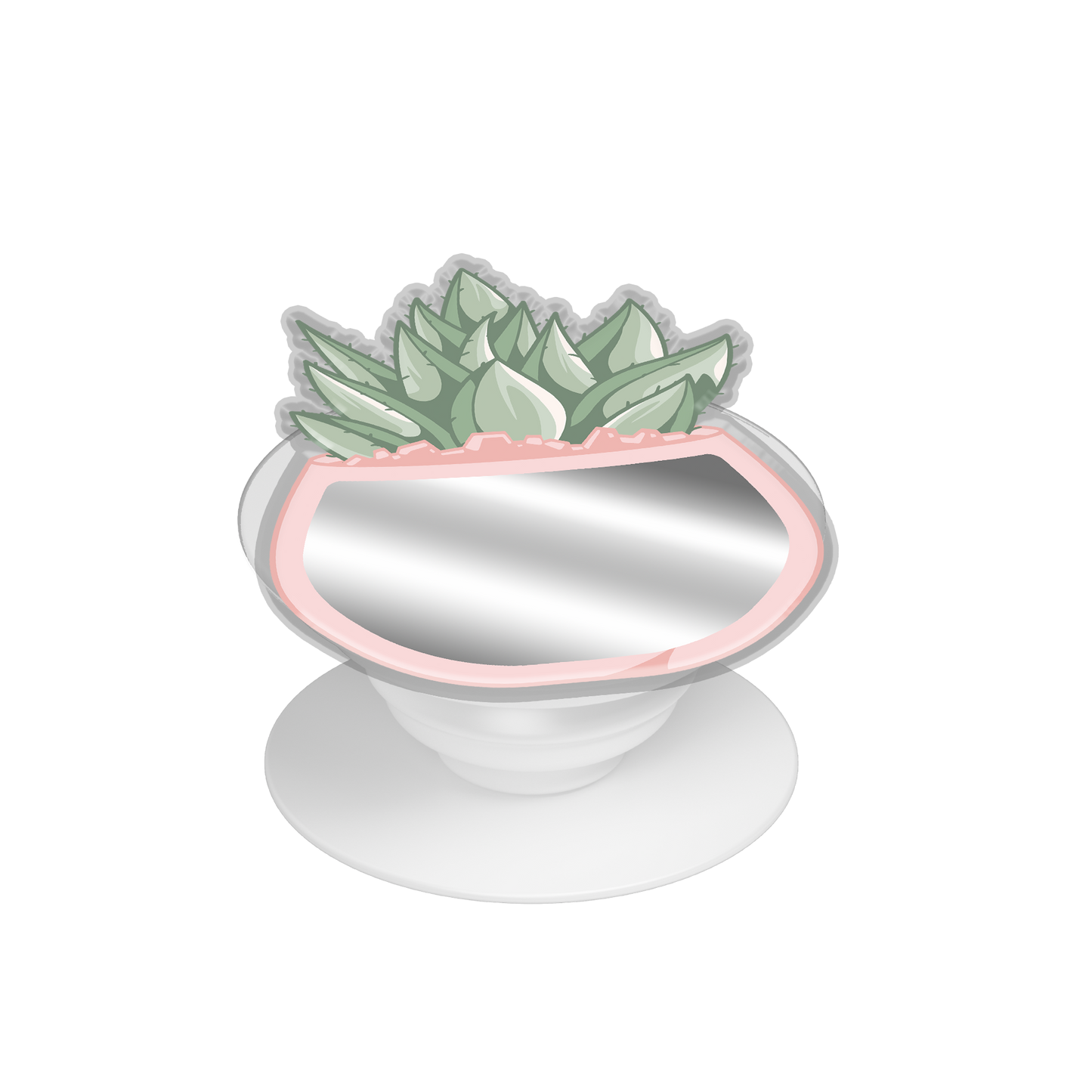Pop Up Grip Mirror - Cactus 2.0