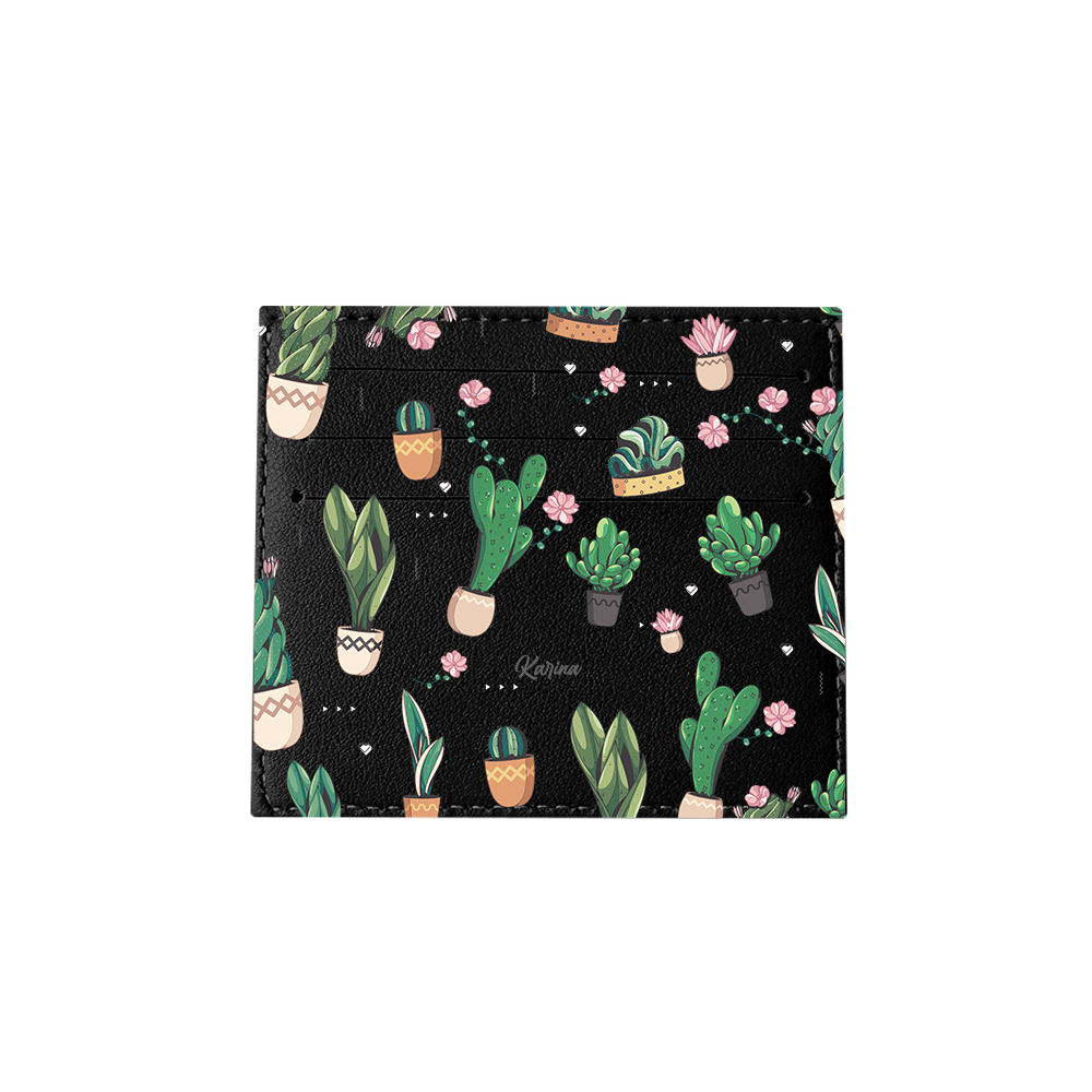 6 Slots Card Holder - Cactus 3.0