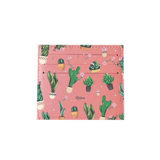 6 Slots Card Holder - Cactus 3.0