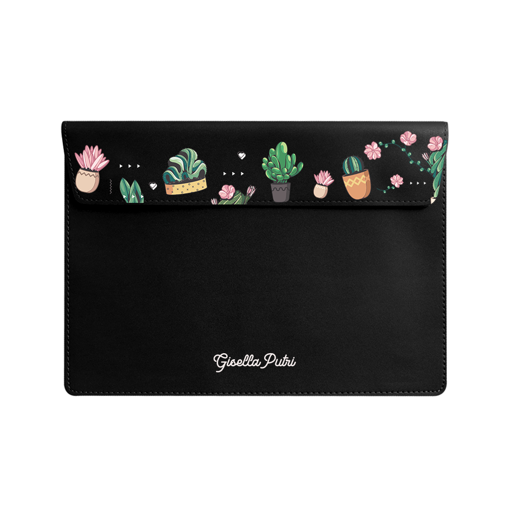 Vegan Leather Sleeve - Cactus 3.0