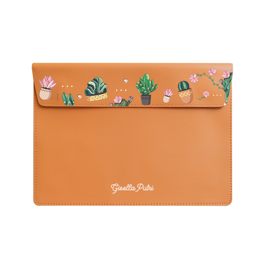 Vegan Leather Sleeve - Cactus 3.0