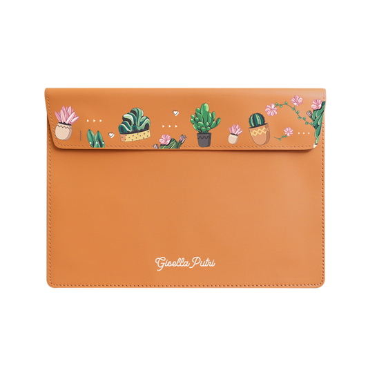Vegan Leather Sleeve - Cactus 3.0