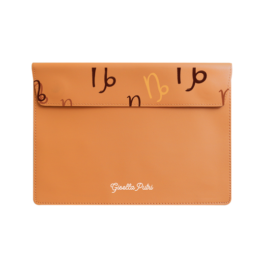 Vegan Leather Sleeve - Capricorn