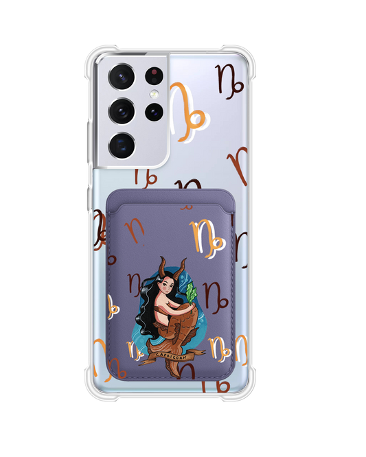 Android Magnetic Wallet Case - Capricorn