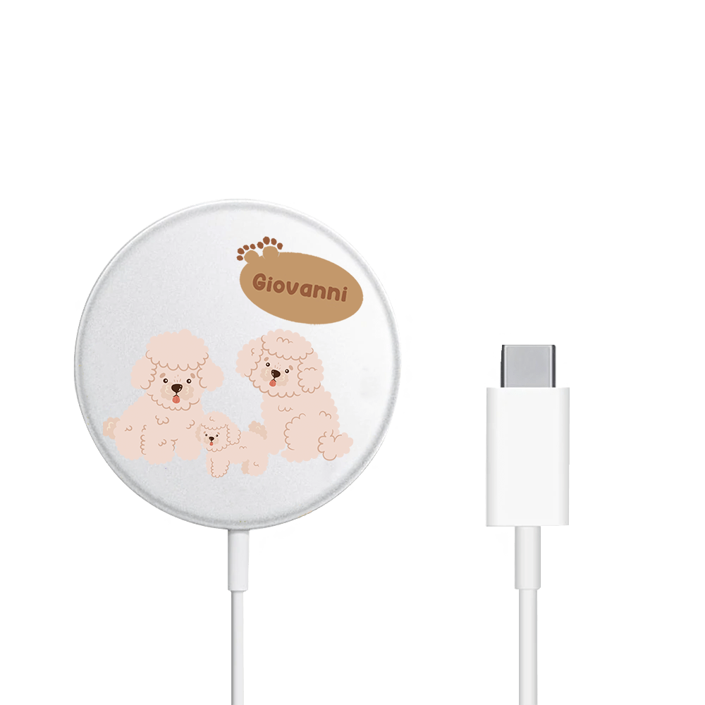 Magnetic Wireless Charger - Poodle Squad 2.0
