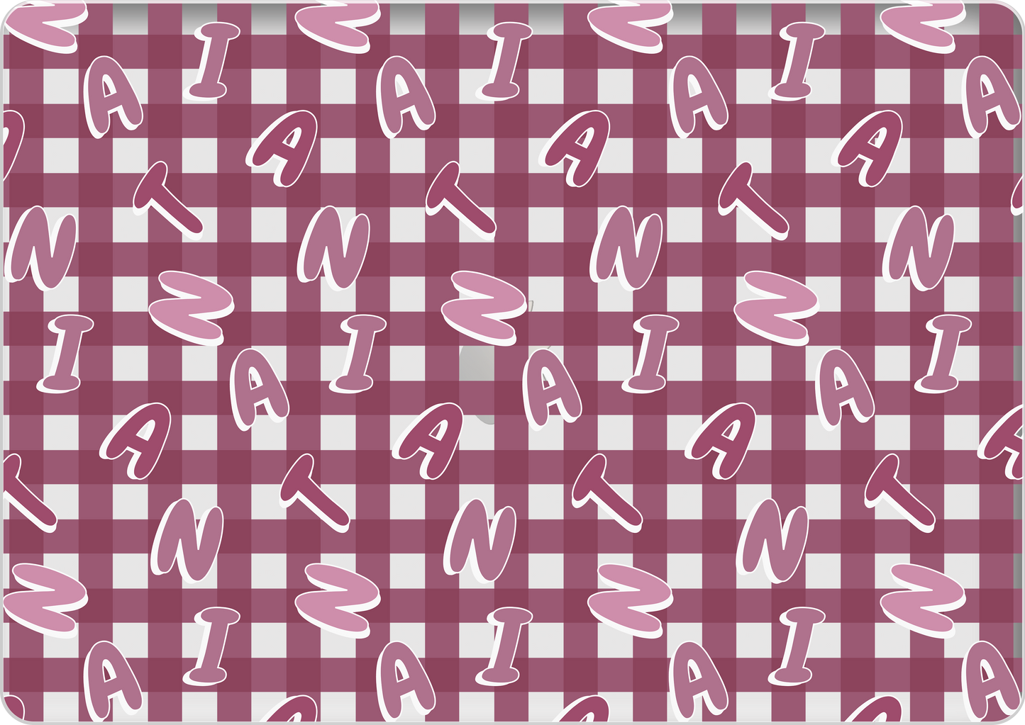 Macbook Snap Case - Checkered Monogram 2.0