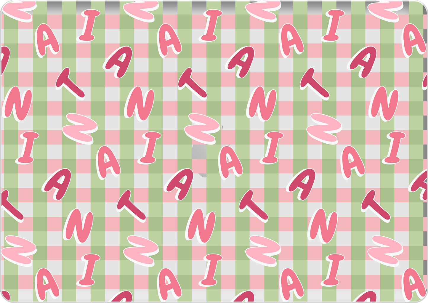 Macbook Snap Case - Checkered Monogram 4.0
