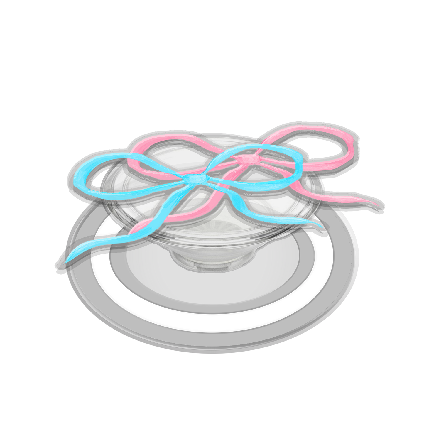 Magnetic Grip - Coquette Overlap Bow