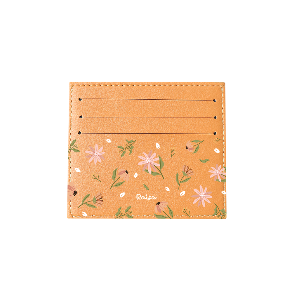 6 Slots Card Holder - Cosmos Flower