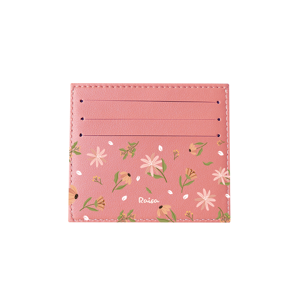 6 Slots Card Holder - Cosmos Flower