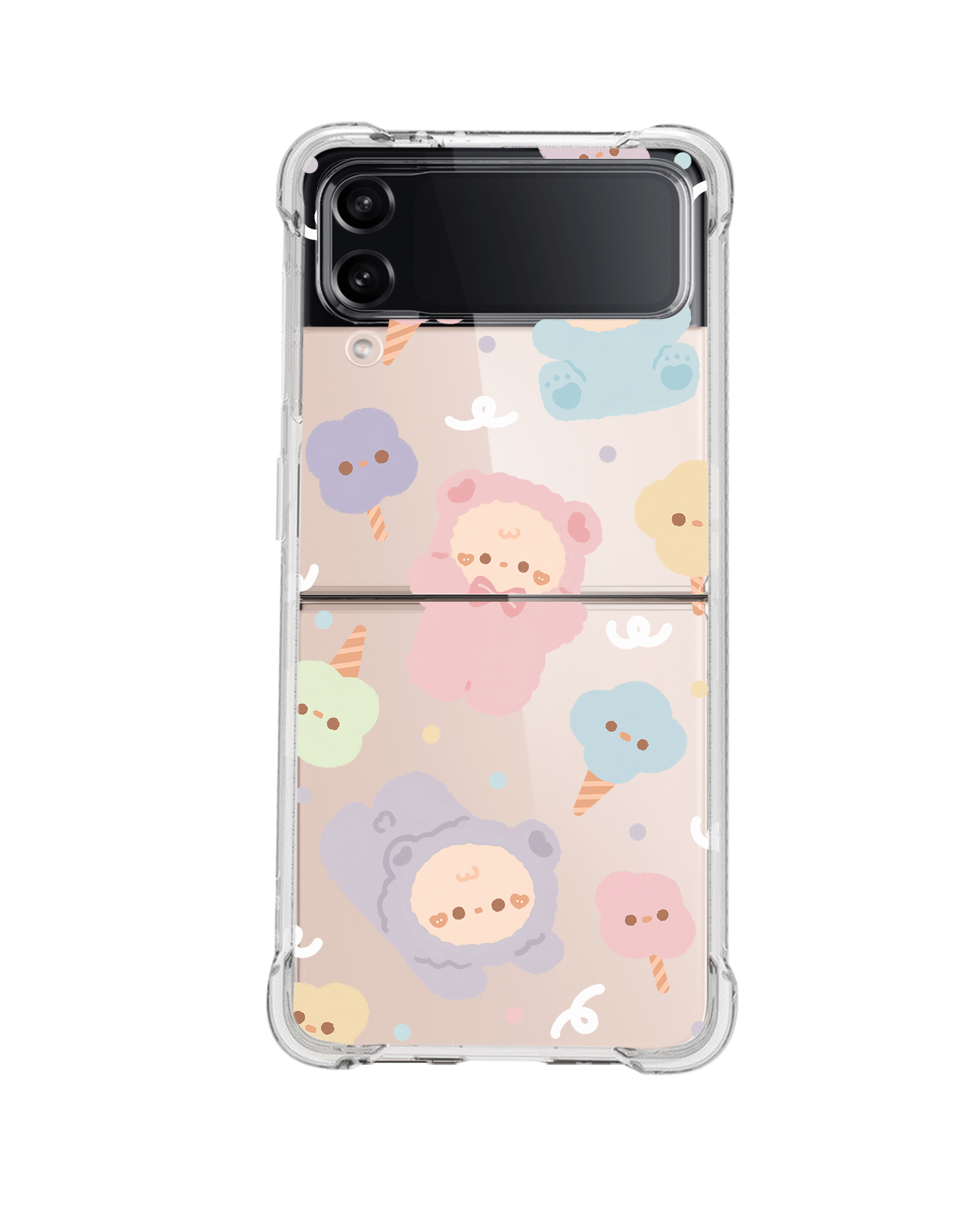 Android Flip / Fold Rearguard Hybrid - Cotton Teddy