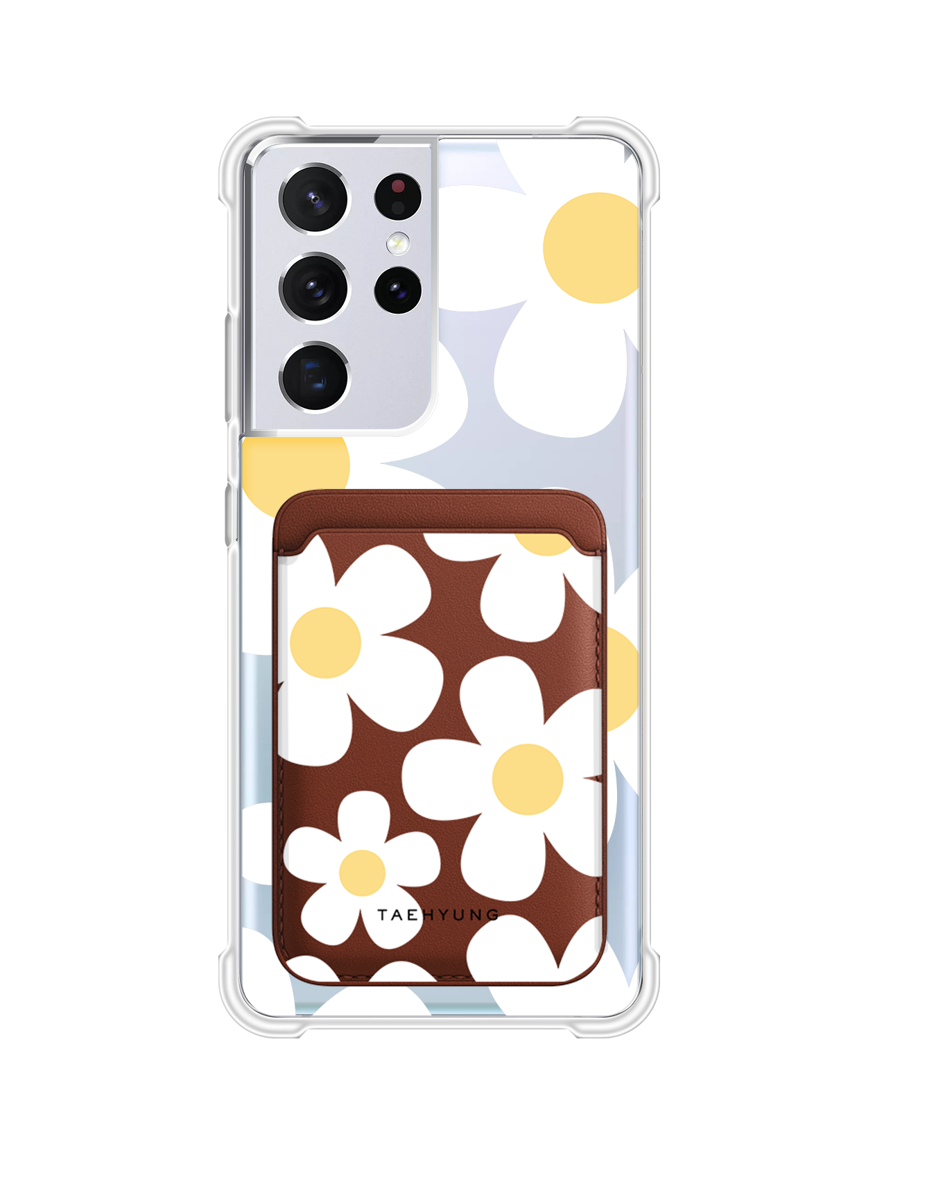 Android Magnetic Wallet Case - Daisy 1.0