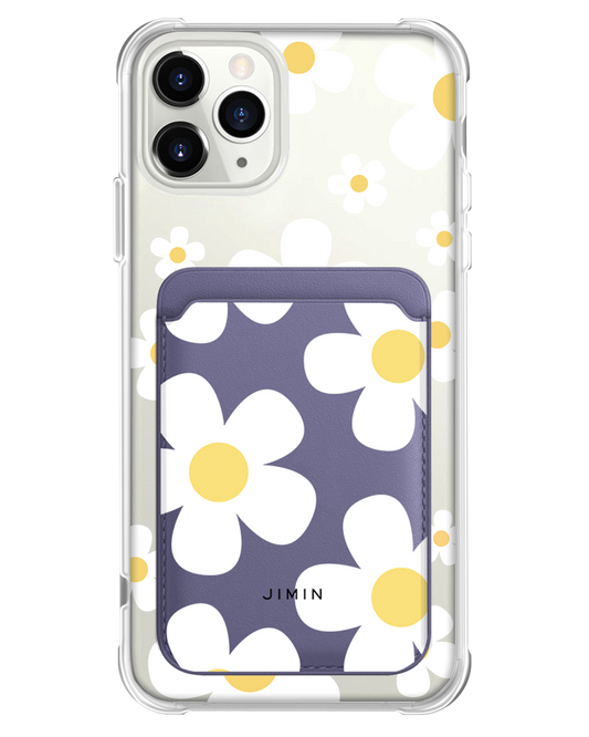 iPhone Magnetic Wallet Case - Daisy 4.0
